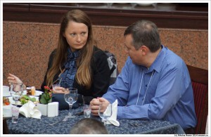 Организаторы конференции ISDEF -2014 в ресторане "Распутин"